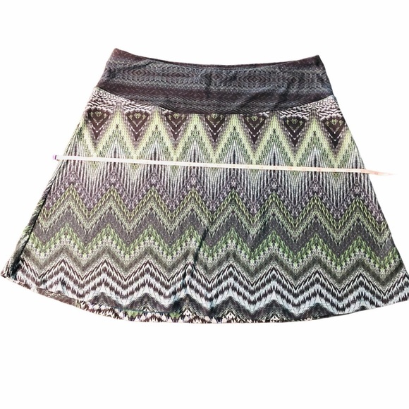 PRANA - WOMENS BLUE/GREEN ATHLETIC SKIRT - Picture 6 of 10